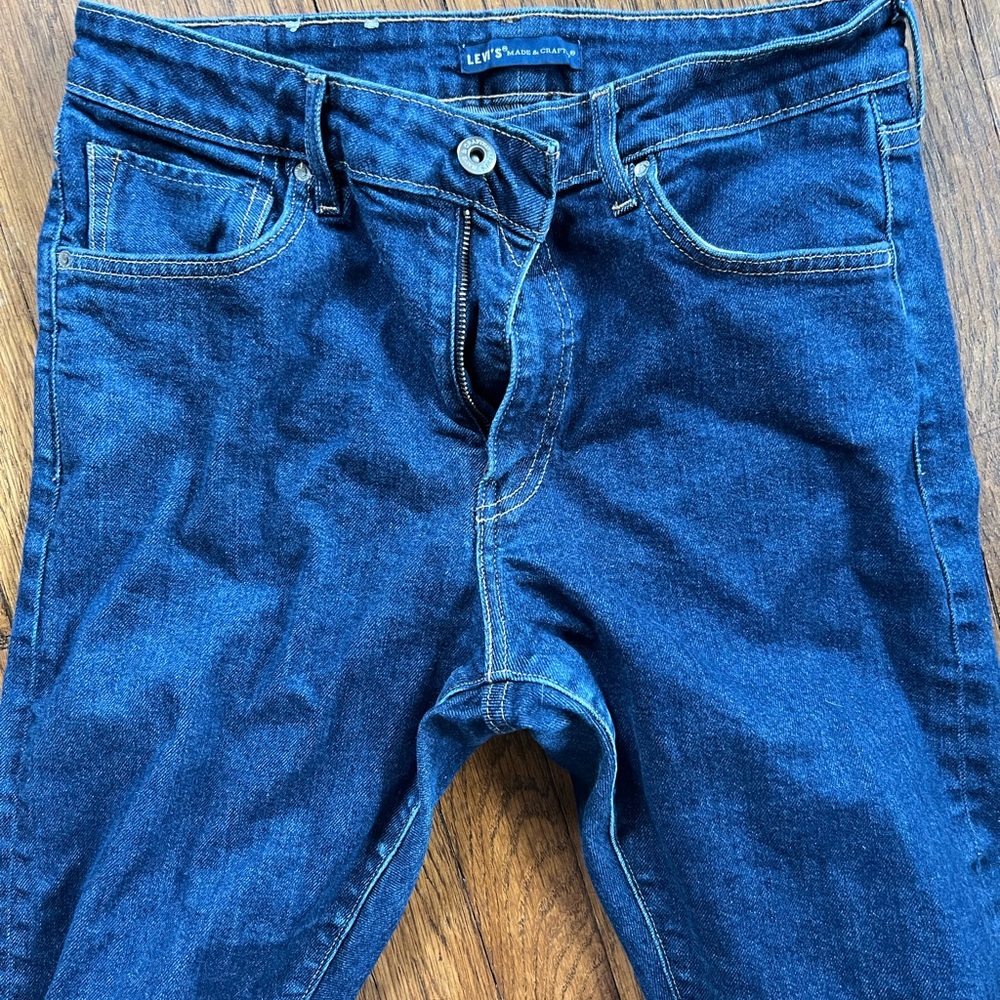 Levi's  japanese fabric Blue Skinny Jeans Classic Denim
